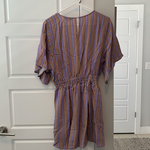 Moon River Striped Purple Dress - Picture 7 of 7